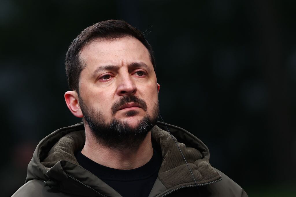 Volodymyr Zelensky. (Photo by Jakub Porzycki/NurPhoto via Getty Images)