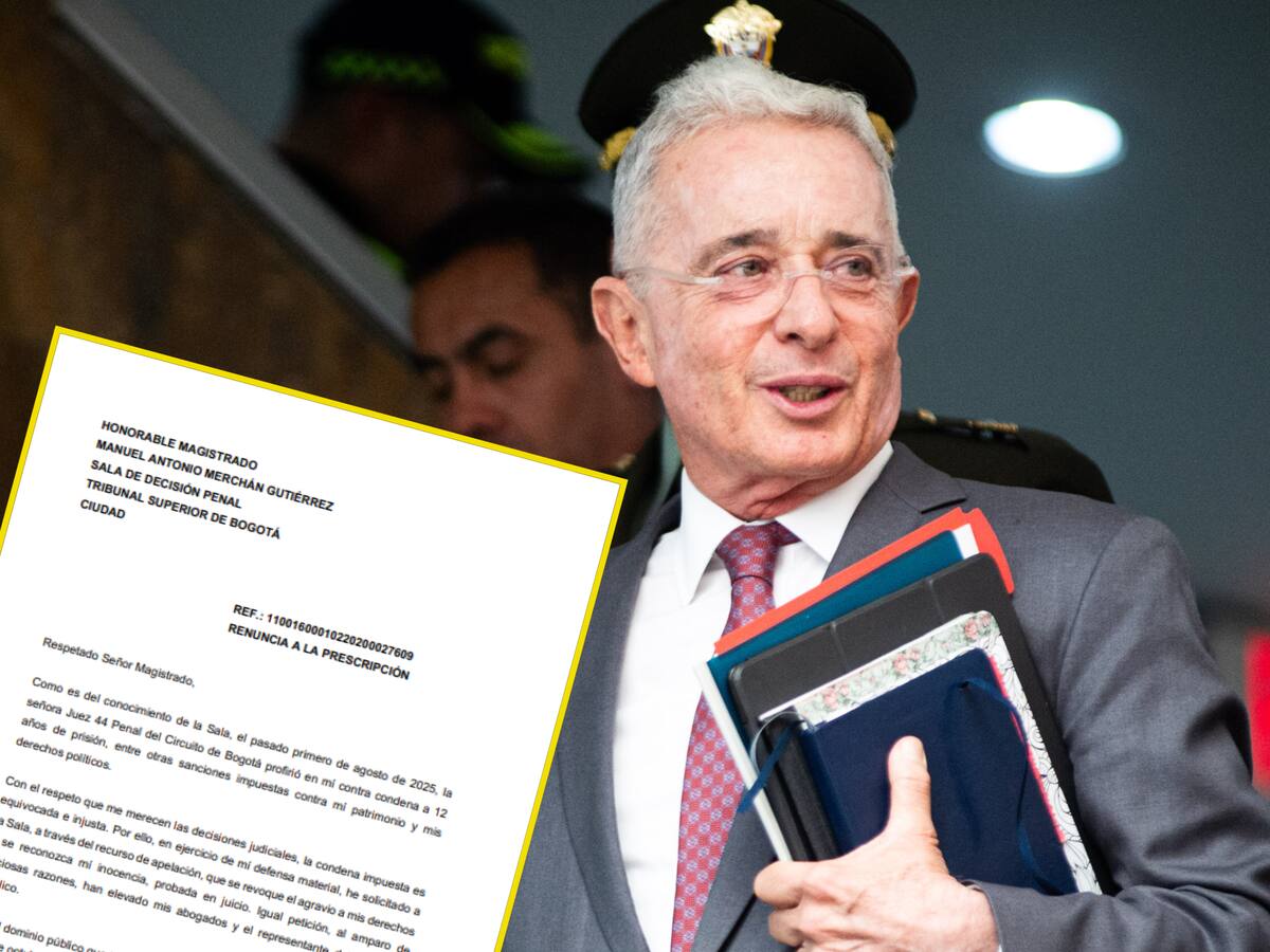 Álvaro Uribe renuncia a la prescripción de su proceso por presunta manipulación de testigos