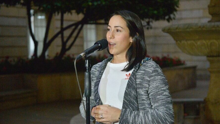 Mariana Pajón será la representante de los atletas en Consejo Nacional del Deporte. Foto: Presidencia de la República