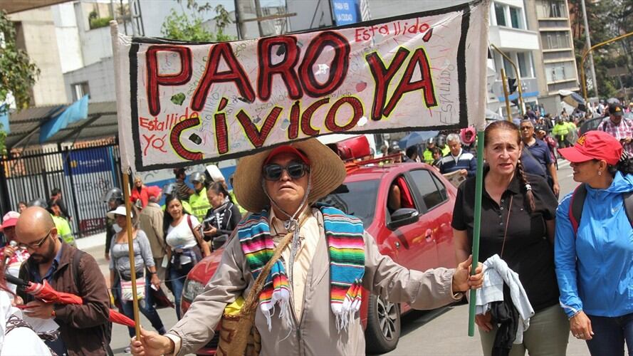 Protestas por una educación de calidad. Foto: Colprensa