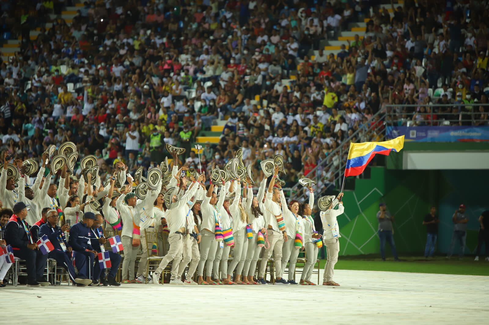 Delegación colombiana Juegos Bolivarianos 2022/Cortesía Twitter: @AlcaldiaVpar