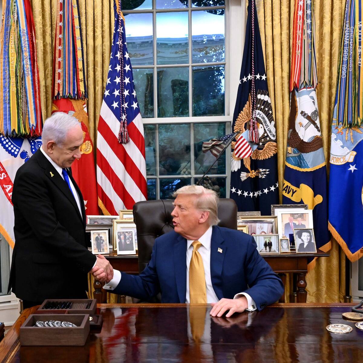 Trump y Netanyahu concluyeron su segundo día de reuniones en la Casa Blanca