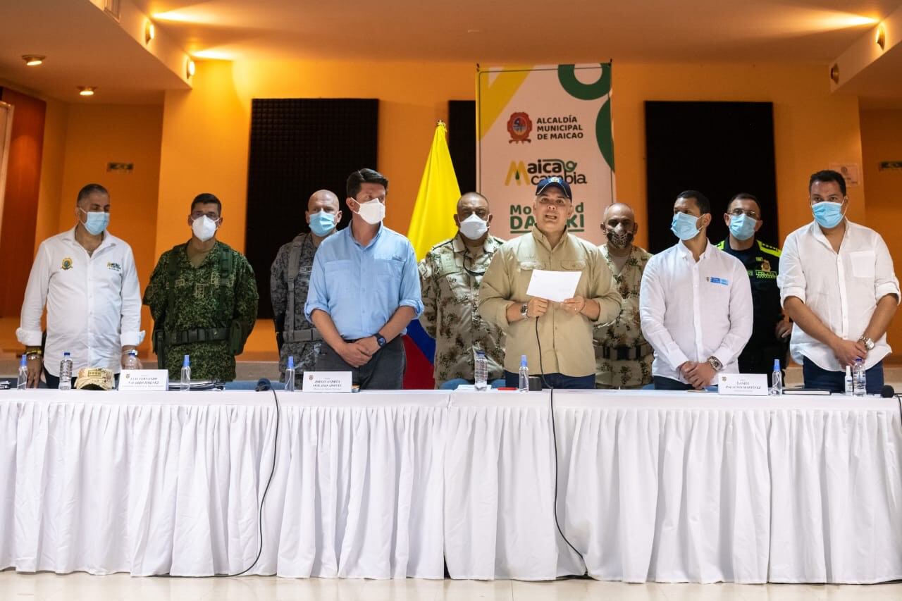 Capturan a alias ‘Gerónimo’, cabecilla principal del Clan del Golfo en La Guajira. Foto: Presidencia de la República. Consejo de Seguridad en La Guajira