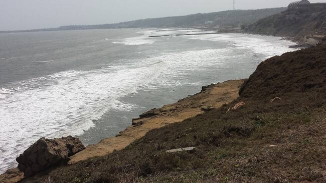 Emergencia por fuertes vientos en Santa Marta. Foto: Colprensa