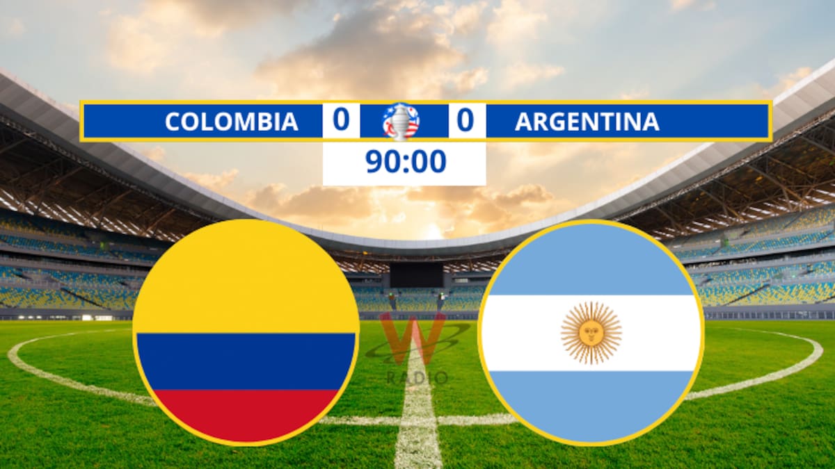 ¿Qué pasa si Colombia y Argentina empatan tras los 90 minutos de la final Copa América?