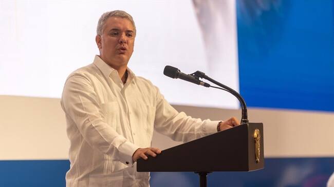 El Jefe de Estado señaló que se presentará la misma Ley de Financiamiento al Congreso de la República.. Foto: Cortesía