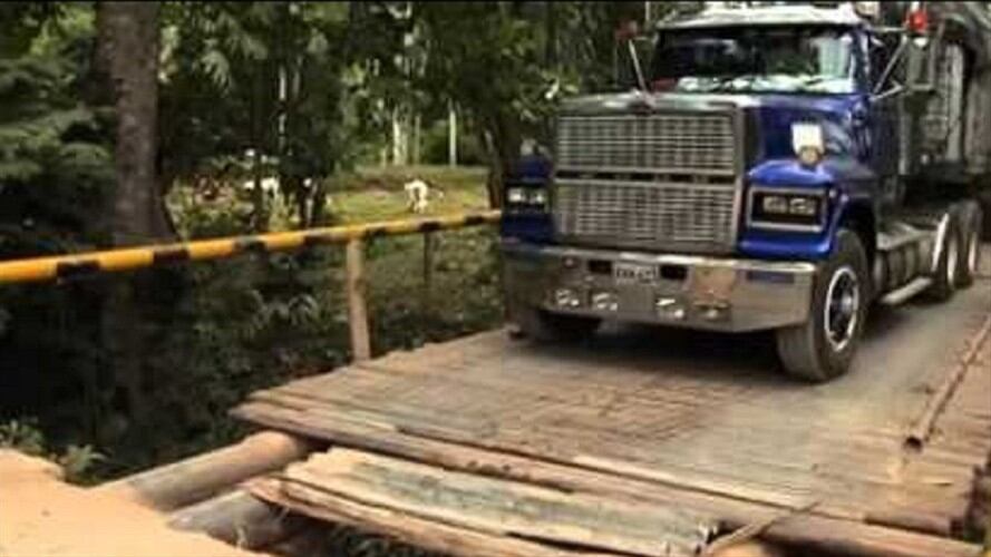 Líderes comunales en el Catatumbo reclaman inversión vial en la región. Foto: Cortesía