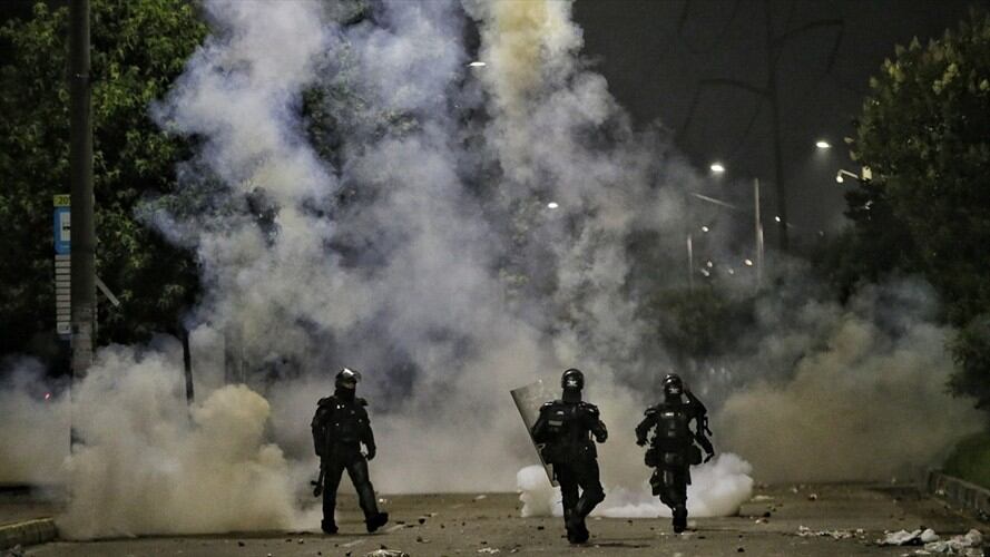 Imagen de referencia integrantes del Esmad. Foto: Colprensa - Álvaro Tavera