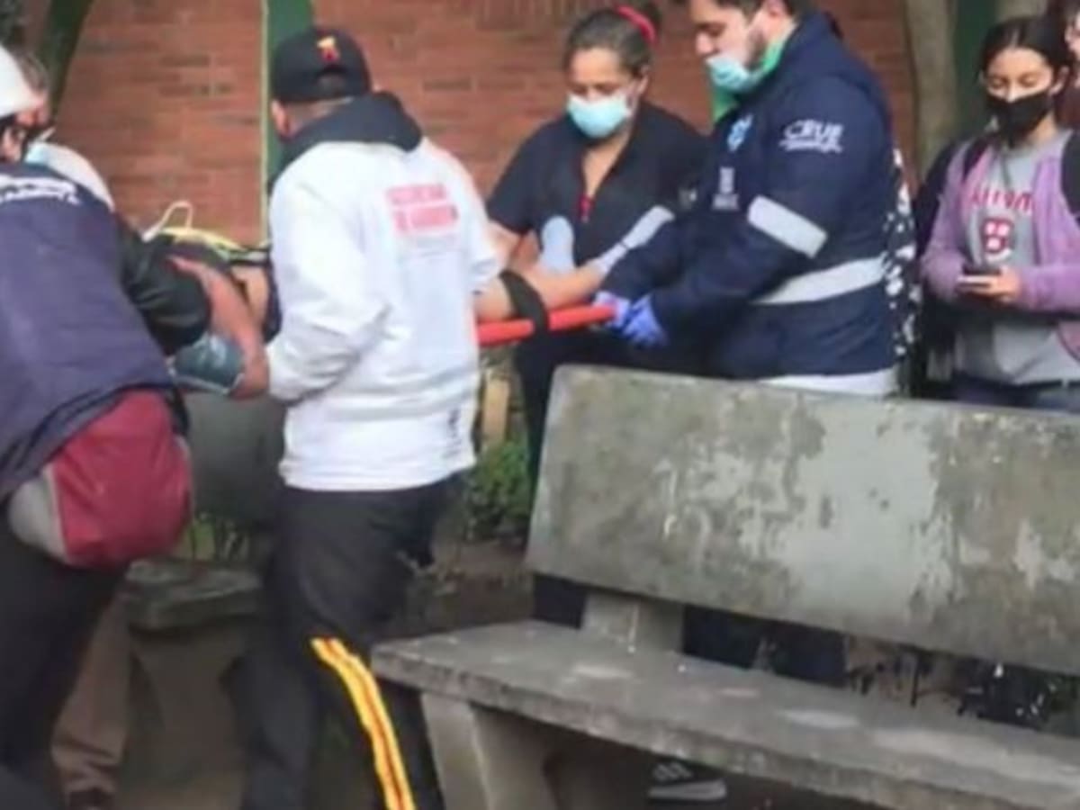 “Papa bomba que lanzaron jóvenes fue la que hirió a un estudiante”, dice la Policía