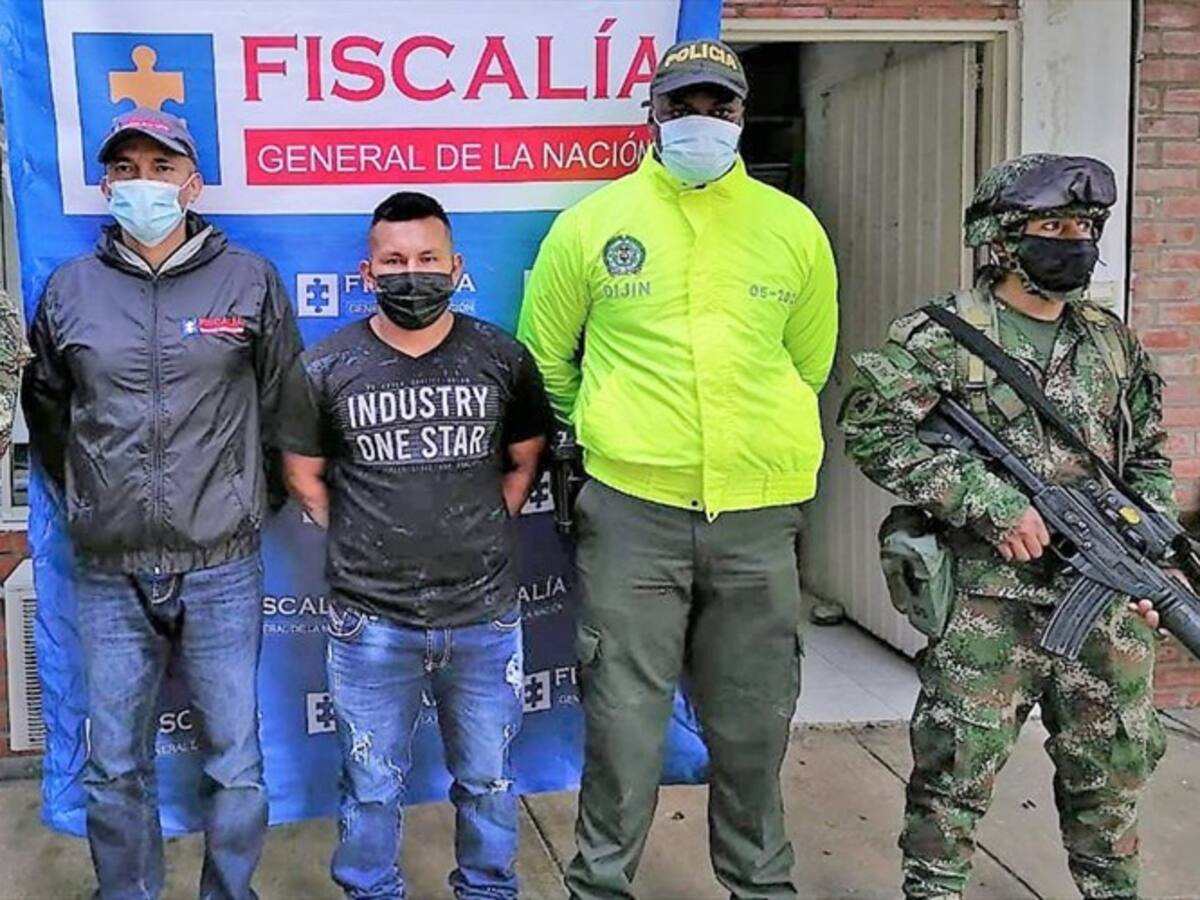 Las investigaciones contra alias ‘Chorizo’, capturado en el norte del Cauca