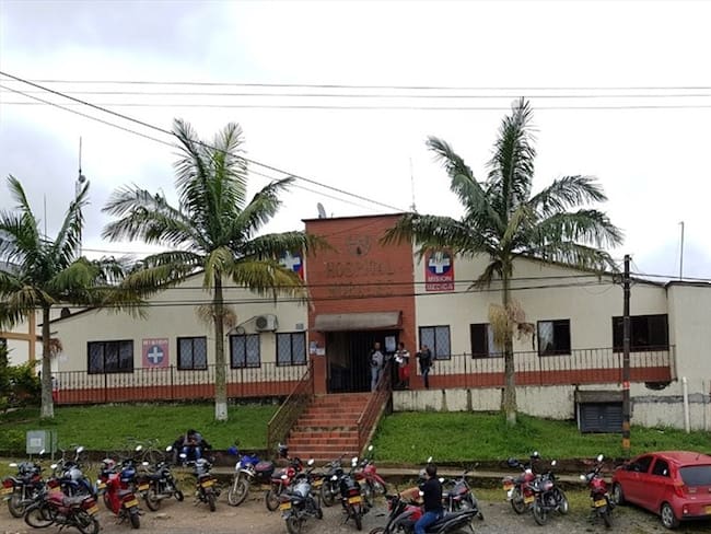Las autoridades informaron que en el hospital de Morales los servicios han resultado afectados por los cierres viales . Foto: Cortesía