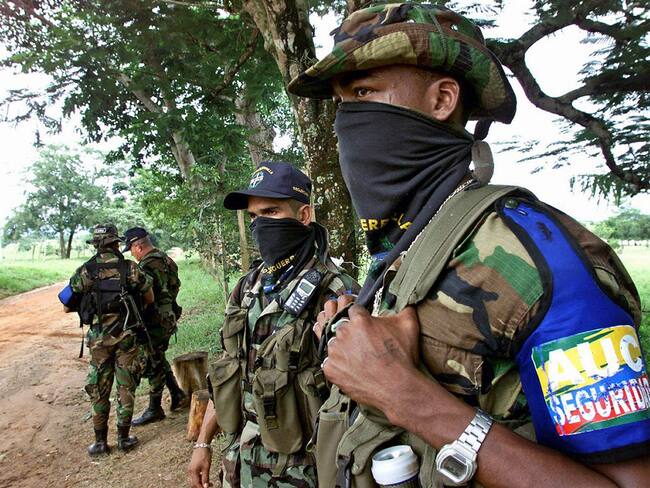 Imagen de referencia de las Autodefensas Unidad de Colombia.  (Photo credit should read FREDY AMARILES/AFP via Getty Images)