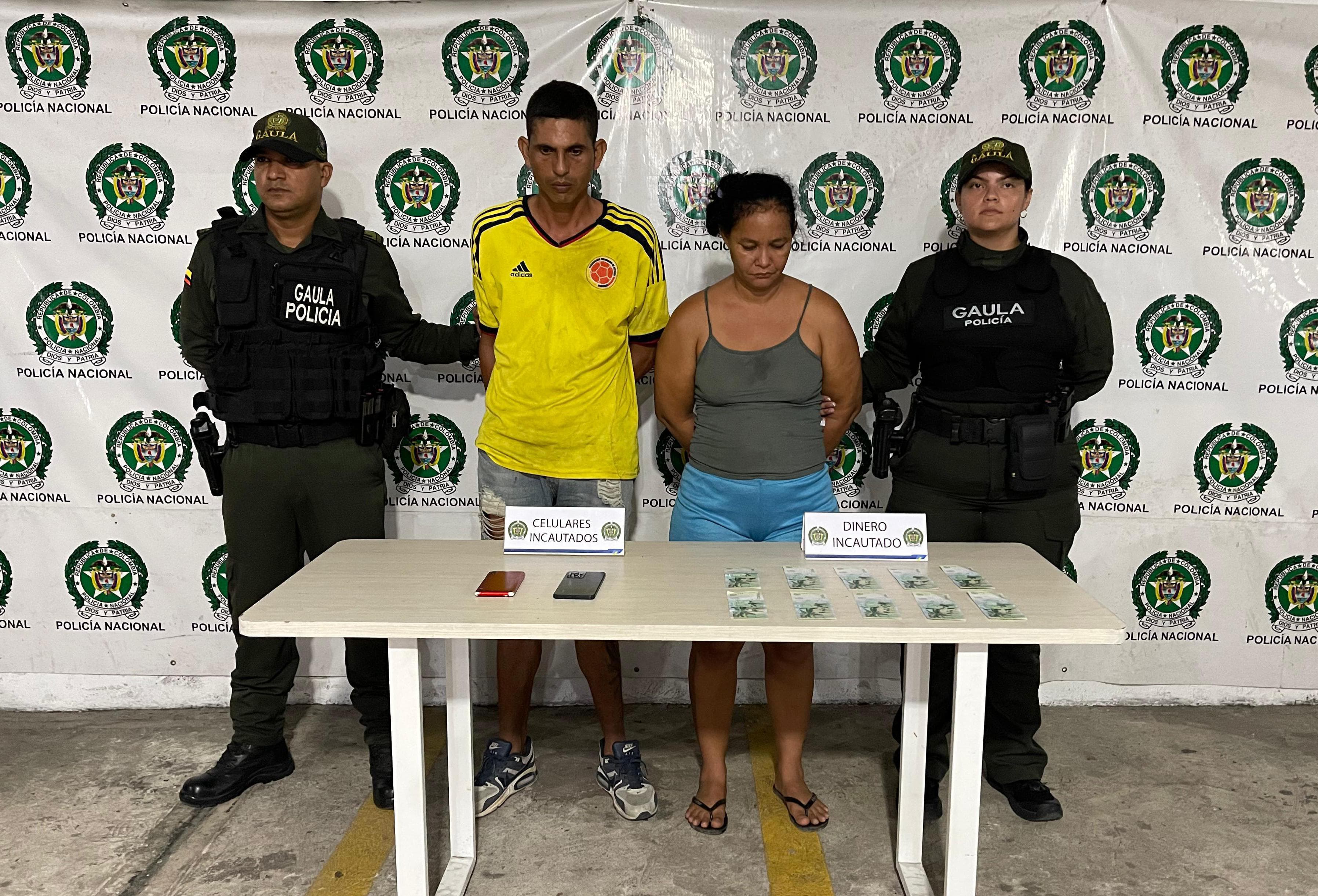 Cayeron cuatro presuntos extorsionistas en el Atlántico