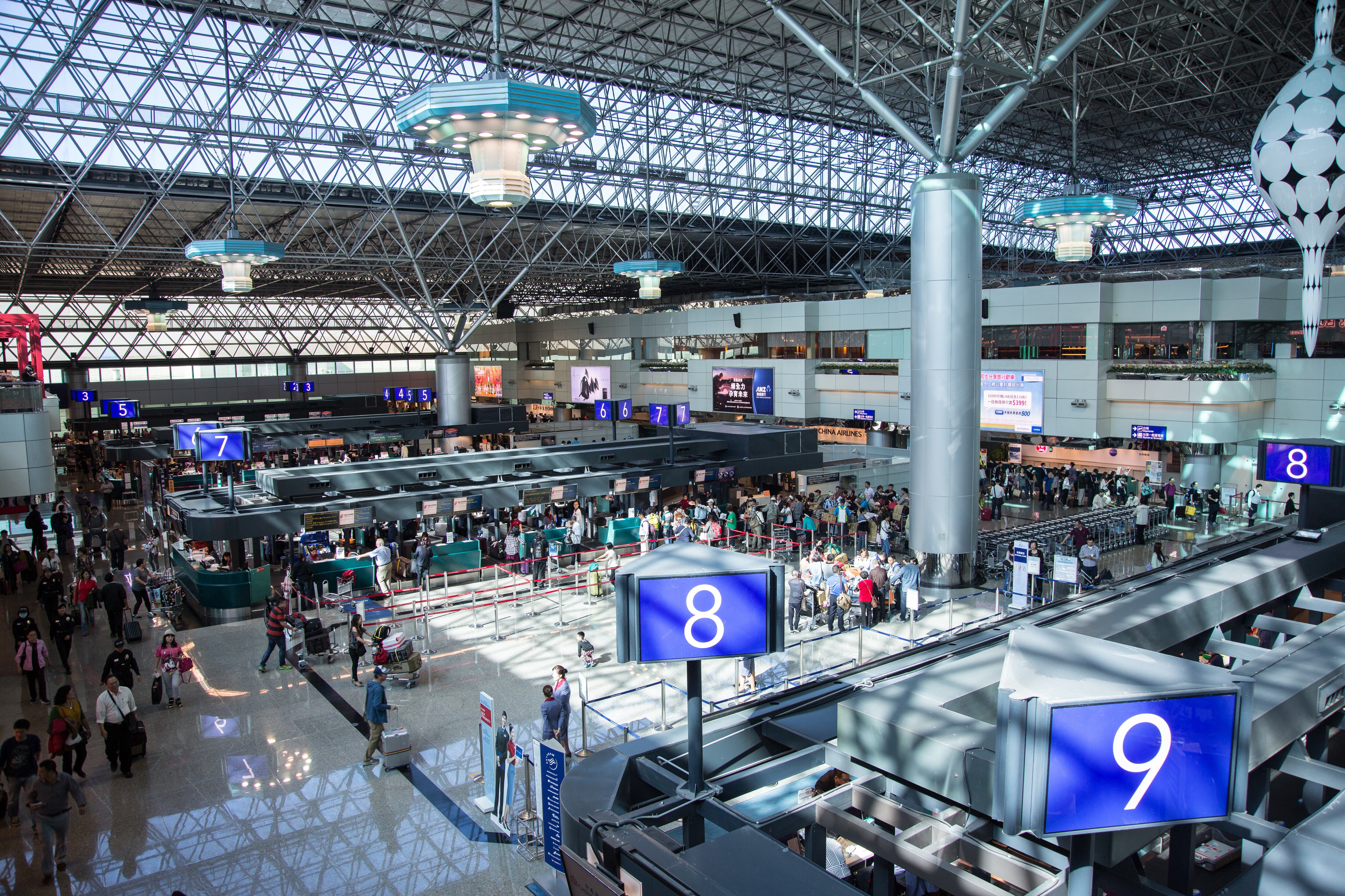 Vista general del Aeropuerto Internacional de Taiwán Taoyuan. (Photo by Craig Ferguson/LightRocket via Getty Images)
