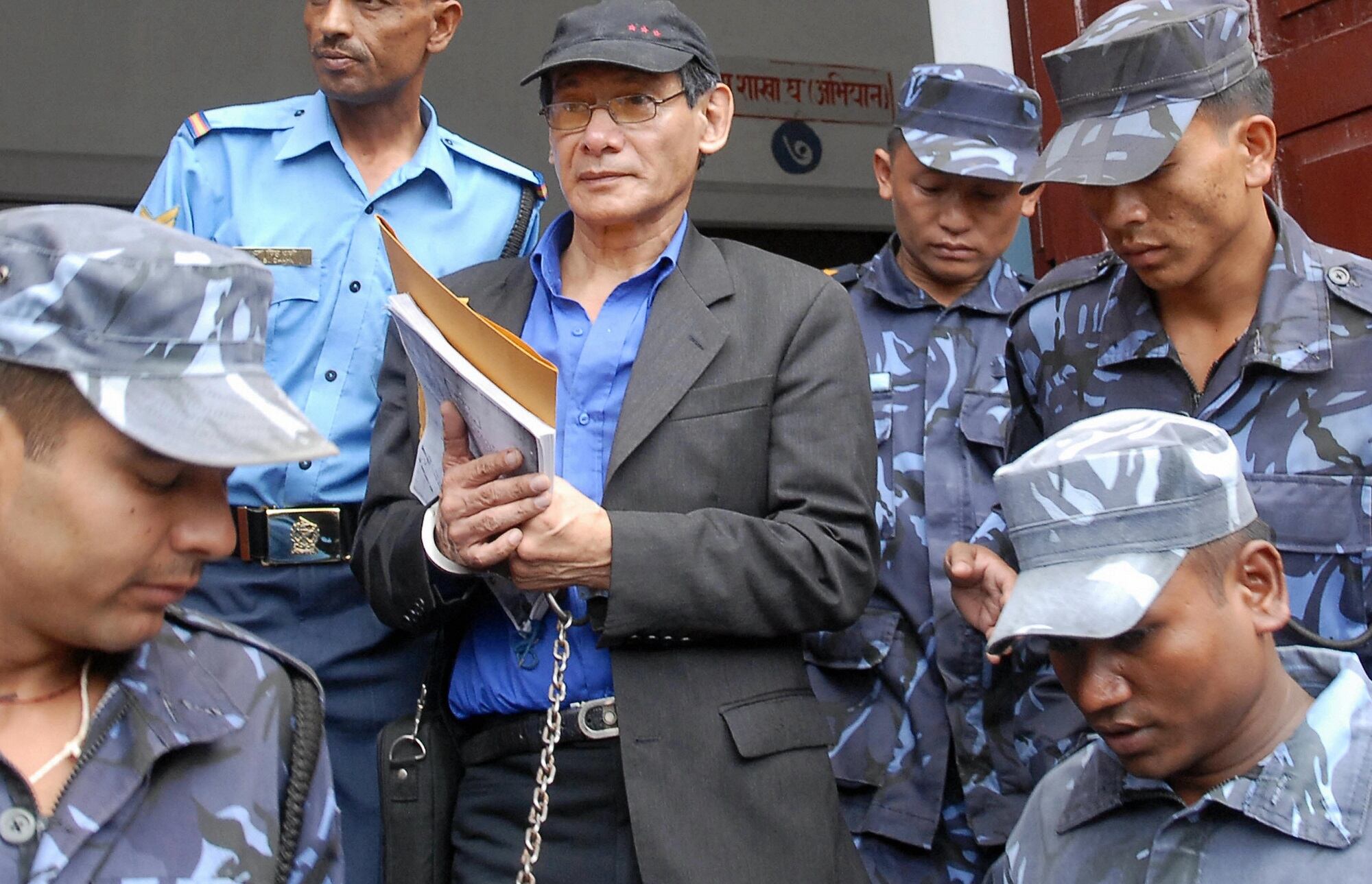 Charles Sobhraj. (Photo credit should read PRAKASH MATHEMA/AFP via Getty Images)