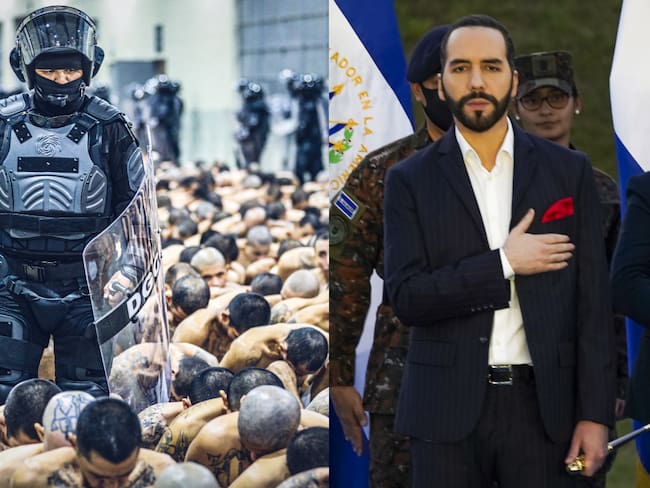 Cárcel de El Salvador y Nayib Bukele | Fotos: GettyImages