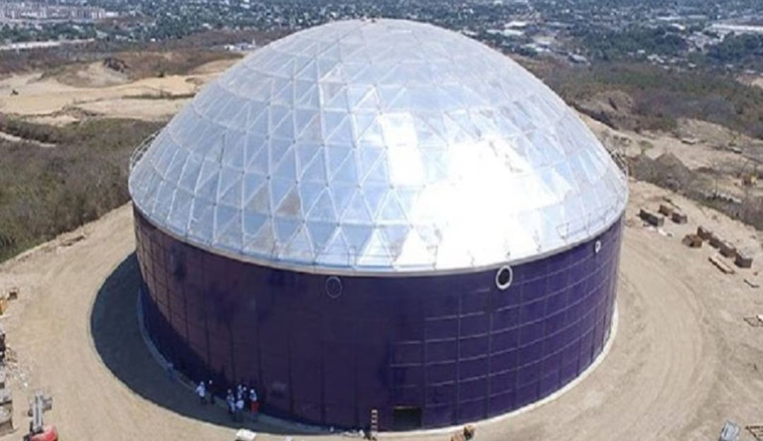 Megatanque de Barranquilla. Foto. cortesía de Alcaldía de Barranquilla.(Cortesía)