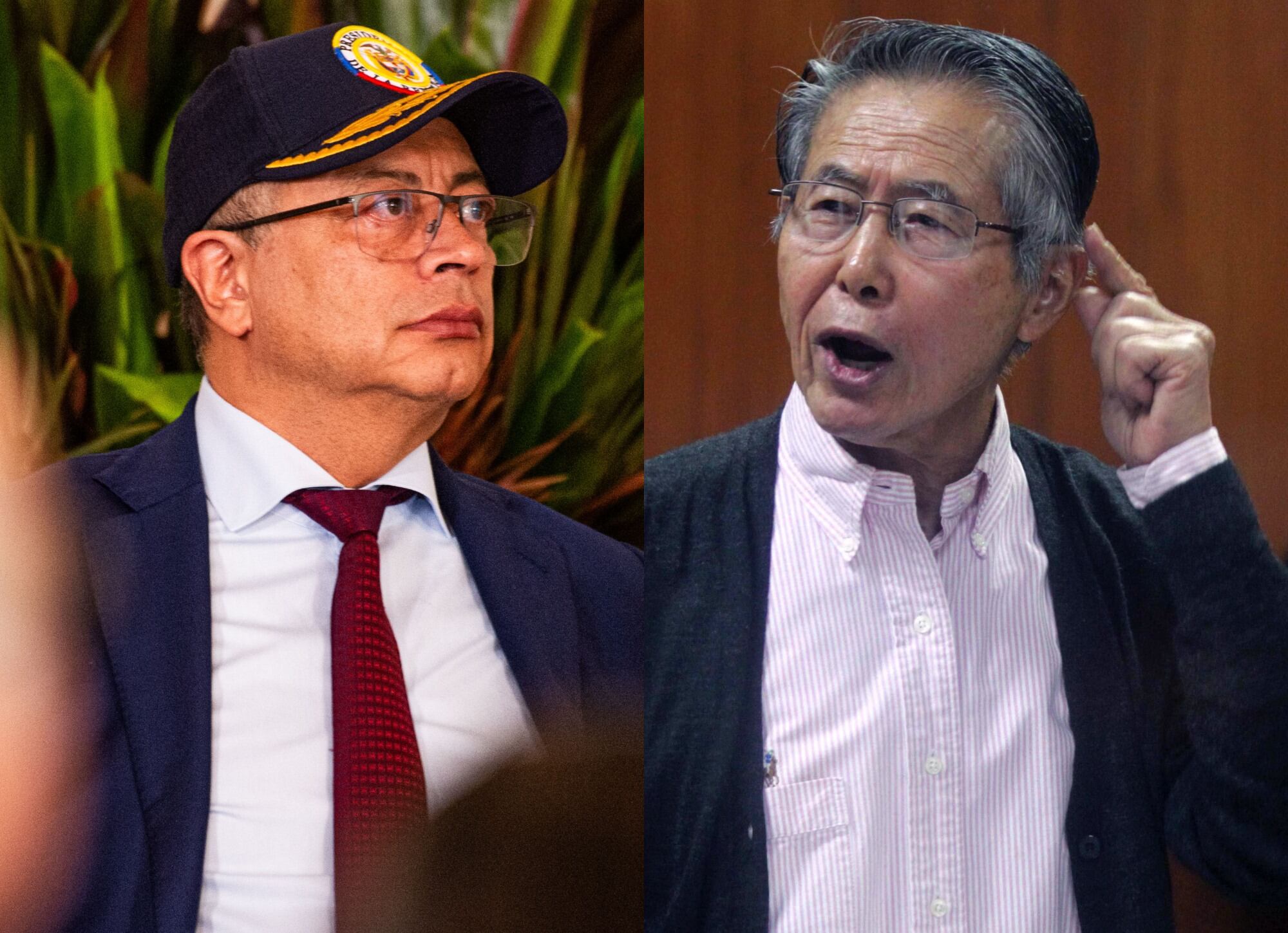 Gustavo Petro y Alberto Fujimori | Fotos: GettyImages