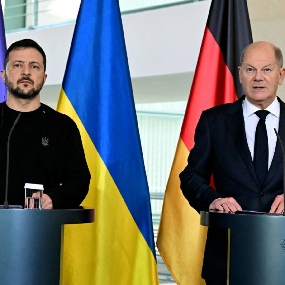 Scholz a Zelenski: “no aceptaremos una paz dictada por Rusia”