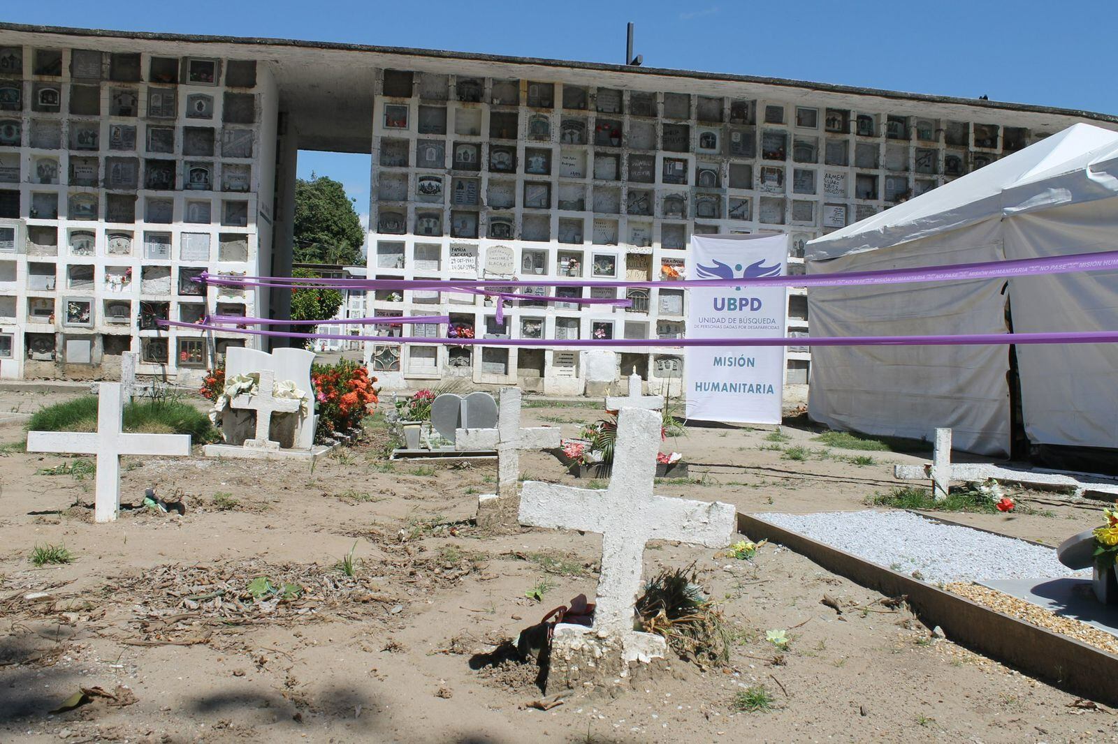 Encontraron cadáveres de posibles personas desaparecidas en el conflicto armado. Crédito: Tomada del Twitter de la UPBD.