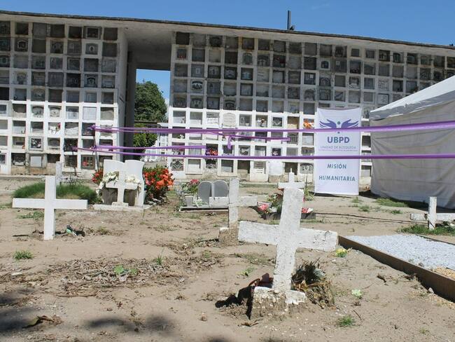 Encontraron cadáveres de posibles personas desaparecidas en el conflicto armado. Crédito: Tomada del Twitter de la UPBD.