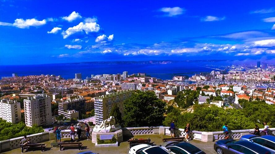 La bella basílica de Notre-Dame de la Garde en Marsella. Foto: Carlos Espinosa