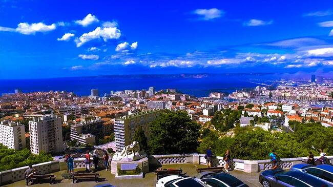 La bella basílica de Notre-Dame de la Garde en Marsella. Foto: Carlos Espinosa