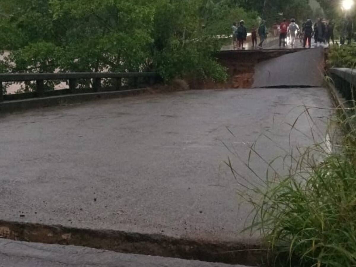 Emergencia en Tierralta: cerca de 50 comunidades estarían incomunicadas por el colapso de un puente