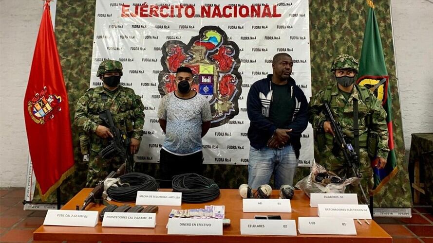 Según el Ejército, alias Dago asumió el mando de esta disidencia tras la captura de alias El Gordo James . Foto: Ejército Nacional