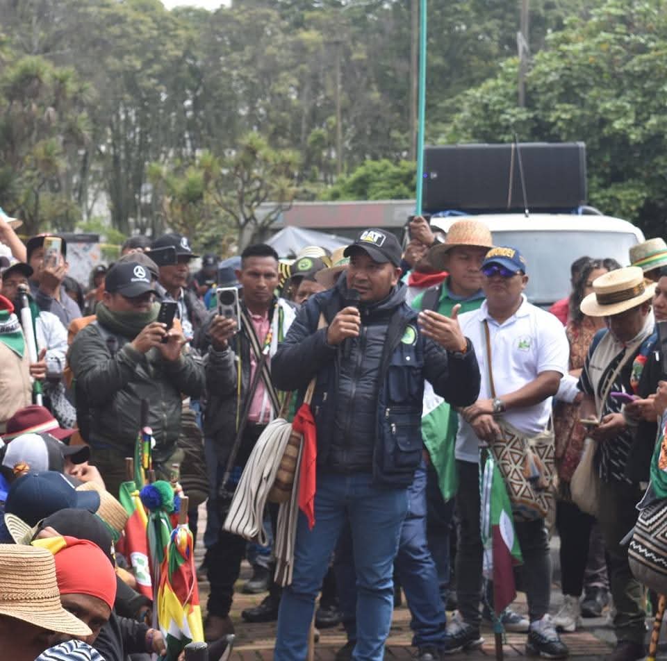 El líder indígena Manuel Mavisoy. Crédito: Suministrada.
