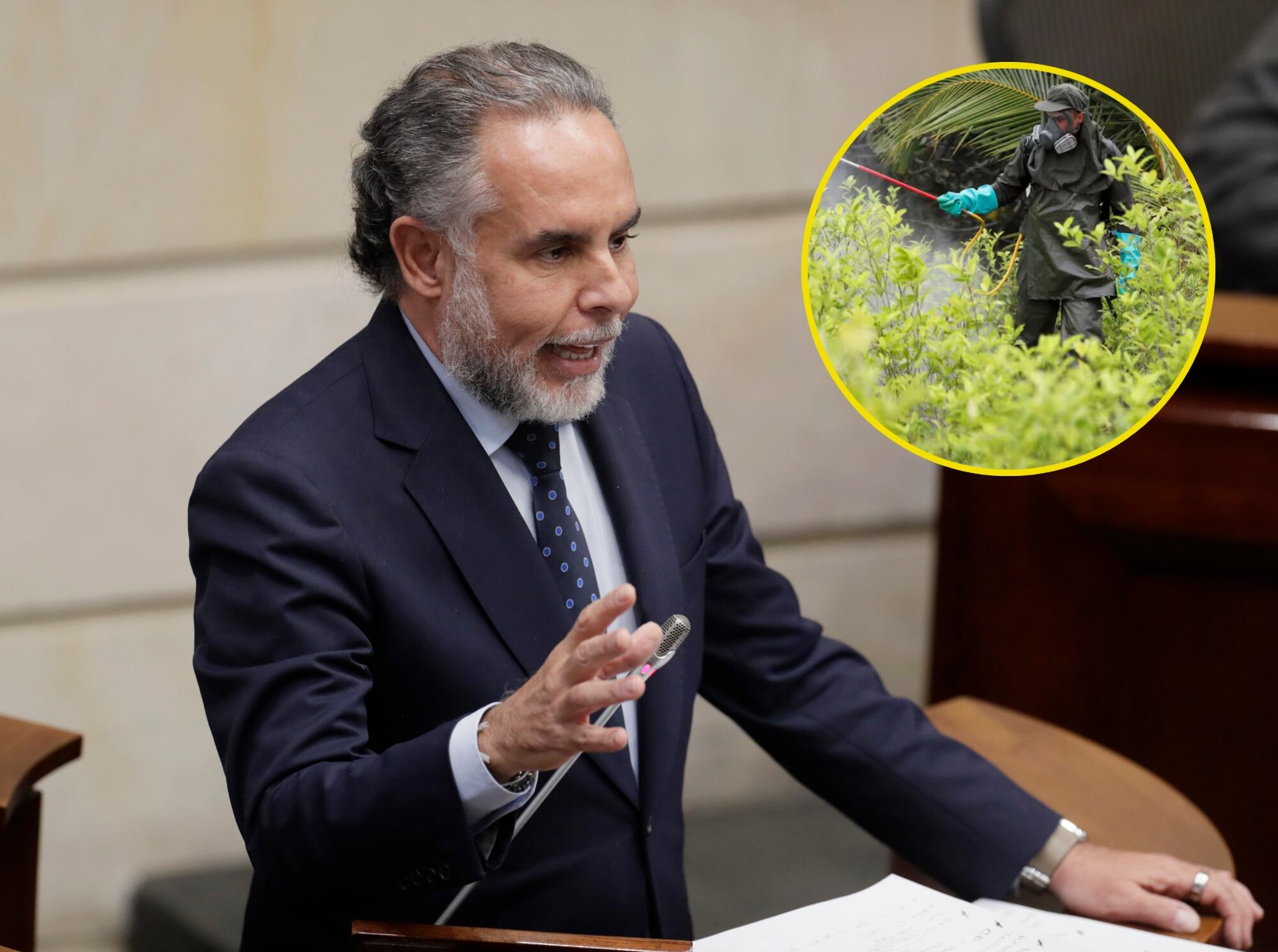 Armando Benedetti. Foto: EFE - Fumigación.