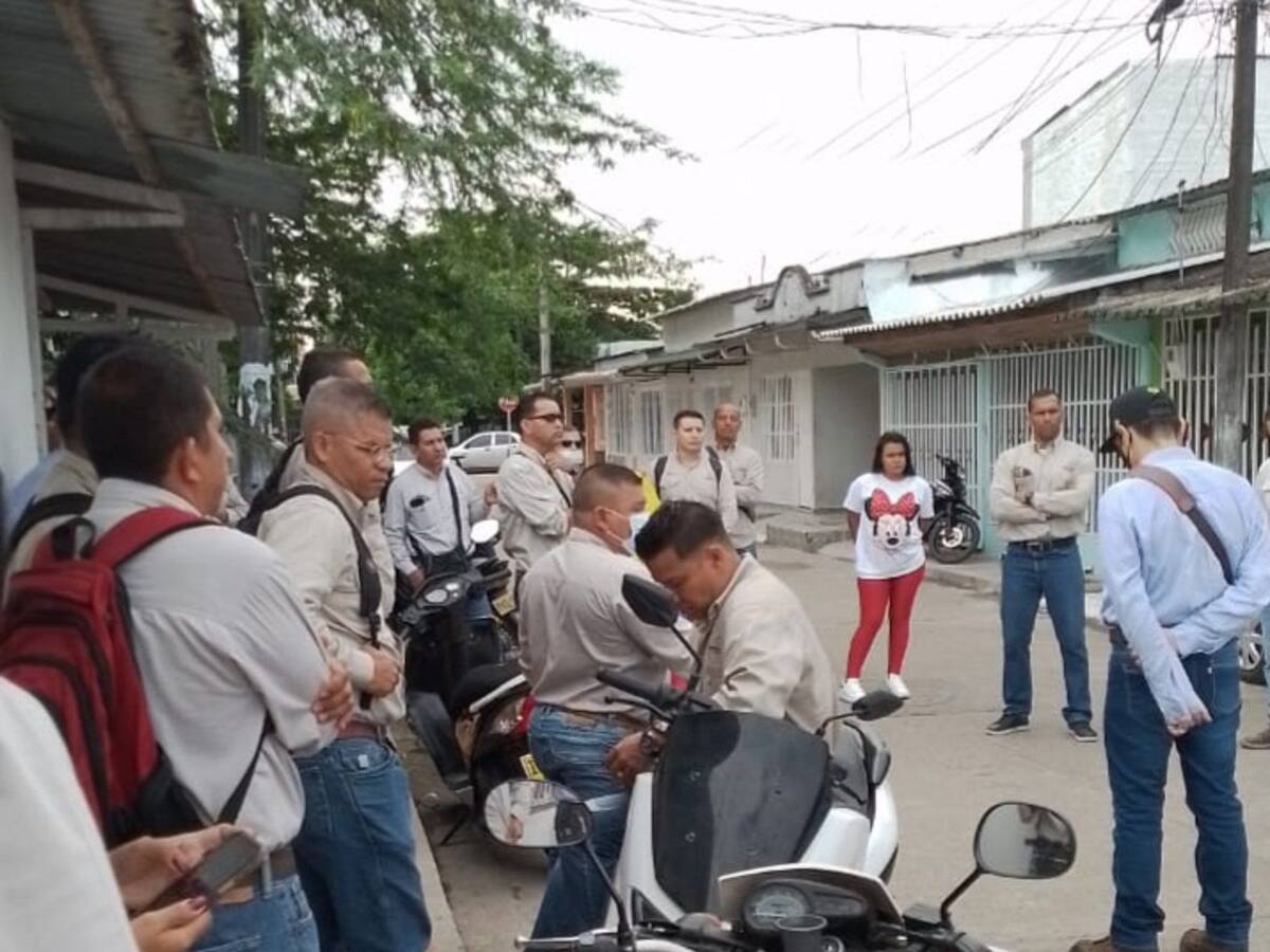 Plantón contra Mansarovar Energy en Puerto Boyacá