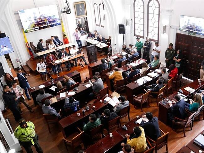 Concejo de Bogotá. Foto: Colprensa