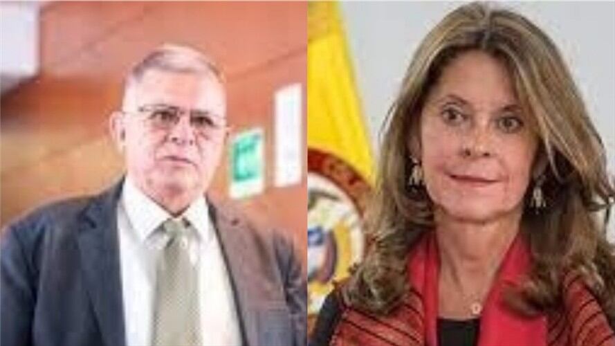 Rodrigo Granda y Marta Lucía Ramírez. Foto: Colprensa