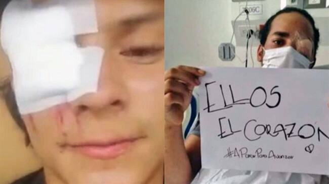 Los ciudadanos permanecen en el Hospital Universitario San José . Foto: Cortesía