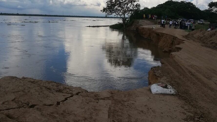 Inversiones por $18 mil millones no alcanzan para frenar la erosión en el Magdalena . Foto: Personería de Salamina