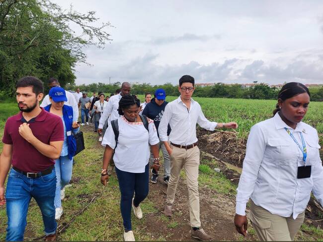 Vicepresidenta Francia Márquez visita predios que eran de la mafia y que ahora serán para mujeres del Valle del Cauca. Foto: Cortesía SAE
