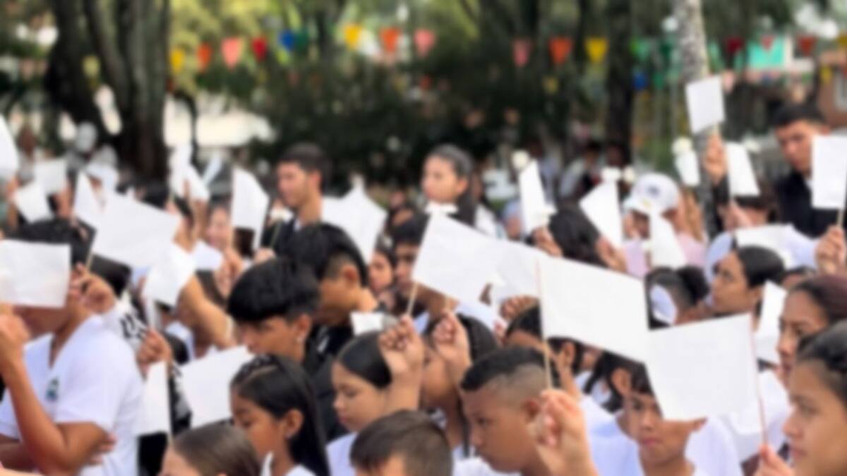Jamundí marcha por la libertad del niño de 11 años secuestrado por disidencias de las Farc