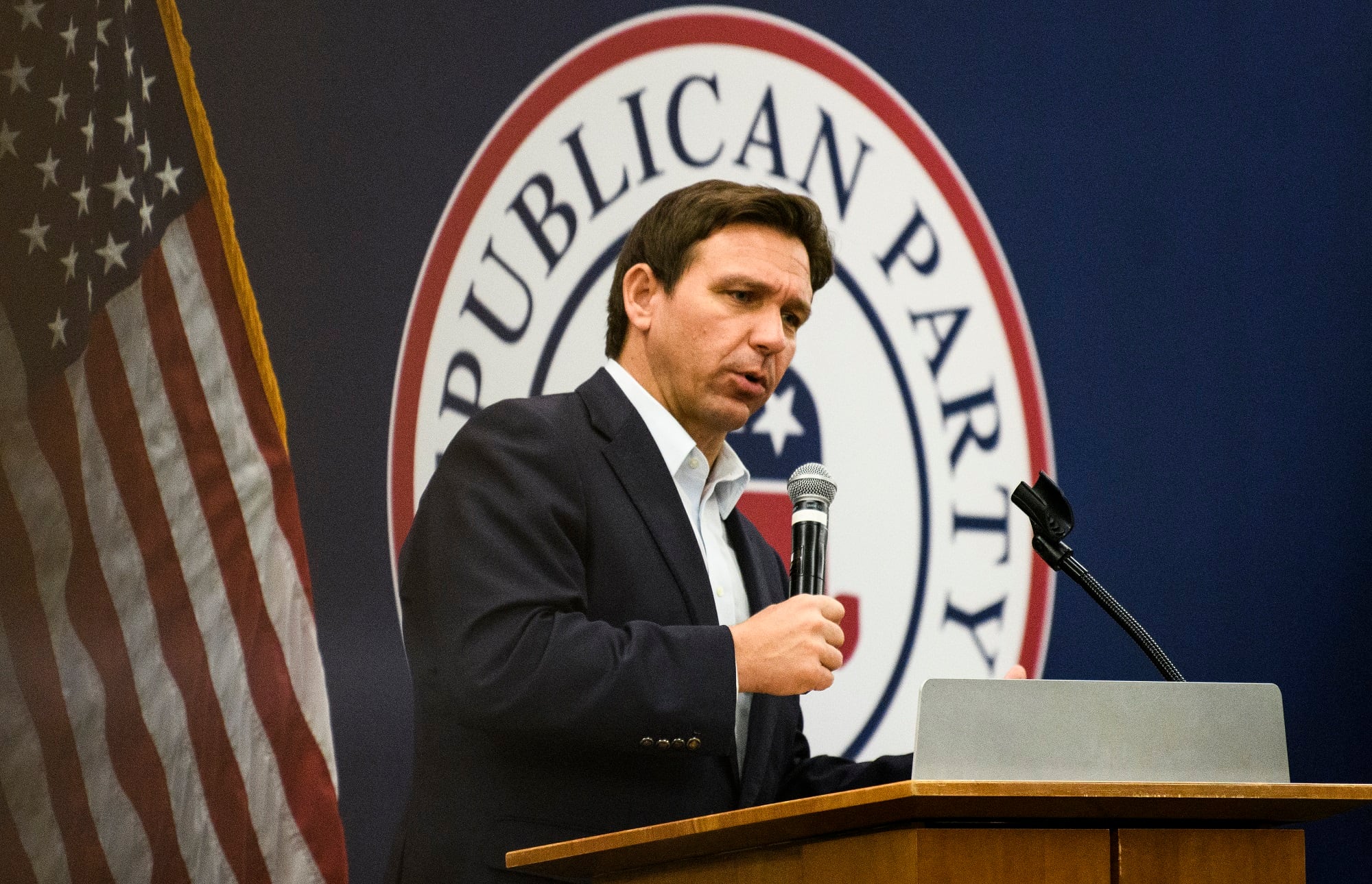 Ron DeSantis. (Photo by Stephen Maturen/Getty Images)