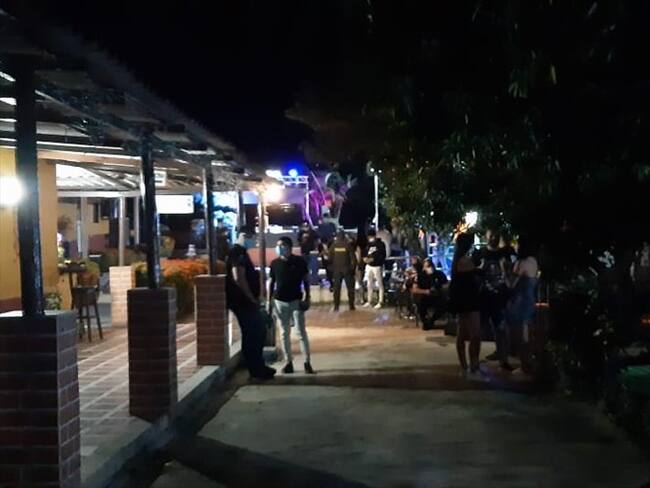 Descubren ‘parranda COVID’ en zona rural de Santa Marta. Foto: Twitter Sandra Vallejos
