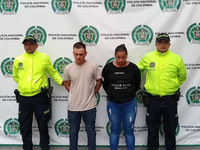 Presuntos responsables de la muerte de Édgar Páez. Foto: Policía Colombia