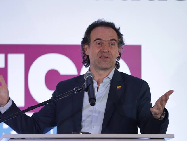 Bogotá. 06 de Abril de 2022.Lanzamiento de programa de gobierno de Federico Gutiérrez en compañía de su fórmula a la vicepresidencia, Rodrigo Lara Sánchez. (Colprensa - Álvaro Tavera)