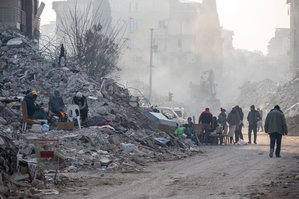 Terremotos en Turquía. 13 de febrero 2023. Foto: Burak Kara/Getty Images.