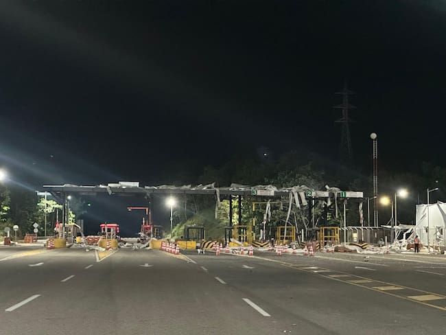 Atentado terrorista en la vía Bucaramanga - Barrancabermeja: ELN sería el responsable. Foto: Suministrada.