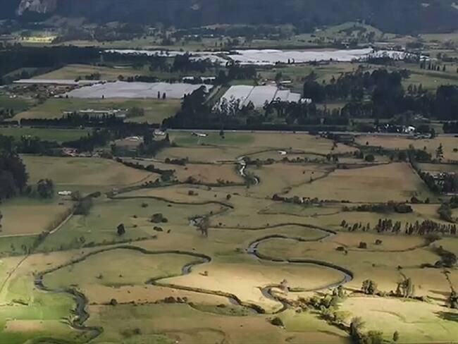 En Sigue La W, habitantes del municipio de Cogua mostraron su preocupación por un título minero que fue otorgado para la explotación minera de arcilla y grava.. Foto: Cortesía: Juan Pablo Motta, habitante de Cogua