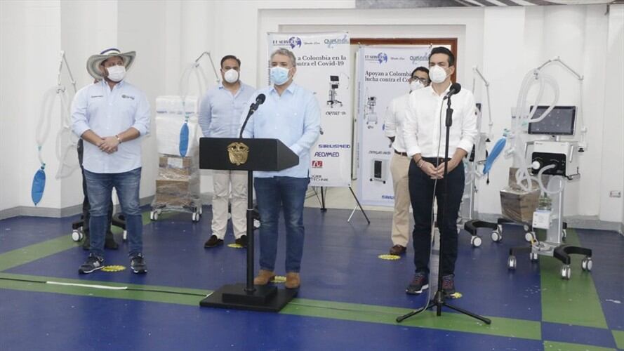 Según las autoridades, en total Córdoba recibiría 170 ventiladores de parte del Gobierno Nacional para seguir haciéndole frente a la emergencia sanitaria. Foto: Cortesía