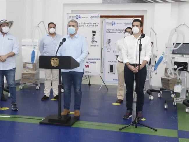 Según las autoridades, en total Córdoba recibiría 170 ventiladores de parte del Gobierno Nacional para seguir haciéndole frente a la emergencia sanitaria. Foto: Cortesía