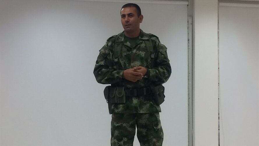 General Juvenal Díaz, comandante de la séptima división en Antioquia. Foto: Colprensa
