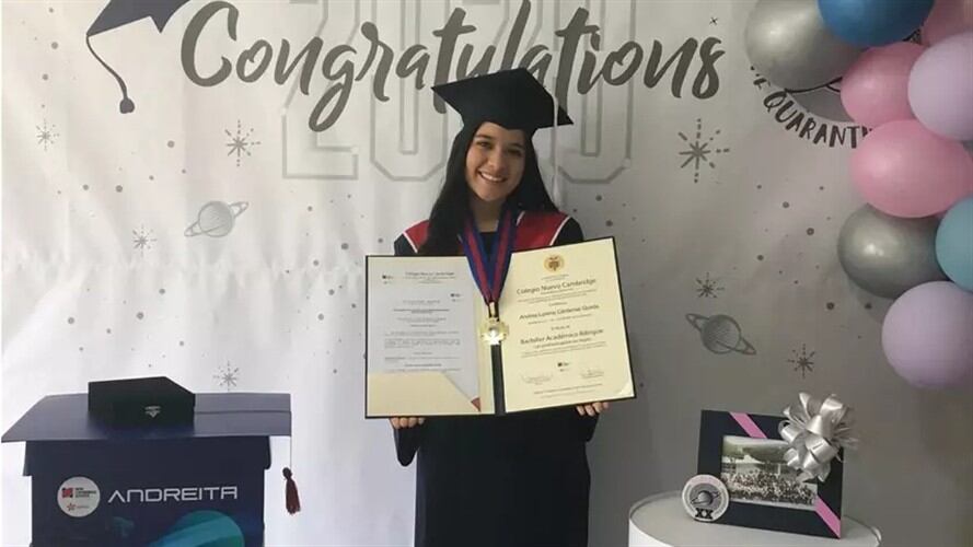 Estudiante con puntaje perfecto en pruebas Saber 11 recibió beca por parte de Ecopetrol. Foto: Cortesía