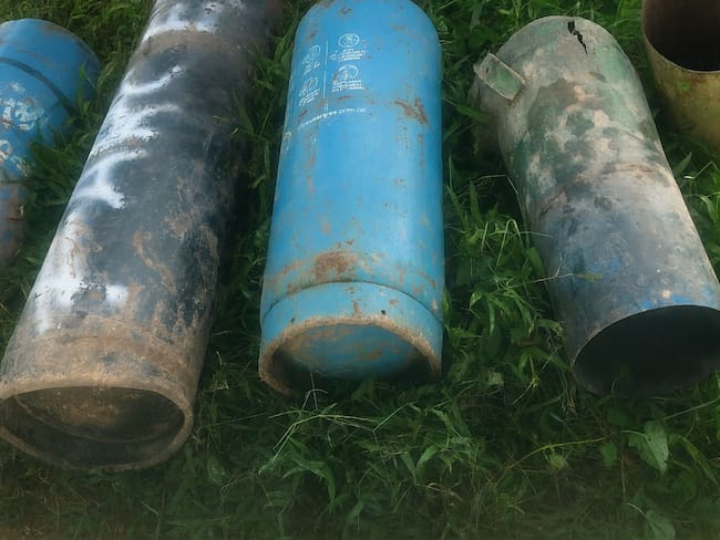 Con los elementos se pretencía atentar contra la Fuerza Pública y la población civil. Crédito: Ejército Nacional.